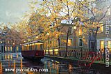Alexei Butirskiy Paintings - Autumn's Glow by Alexei Butirskiy